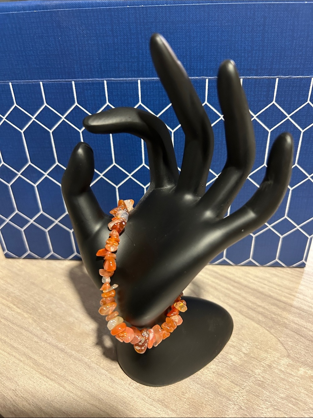 Orange Carnelian Chip Bracelet – Women Jewelry